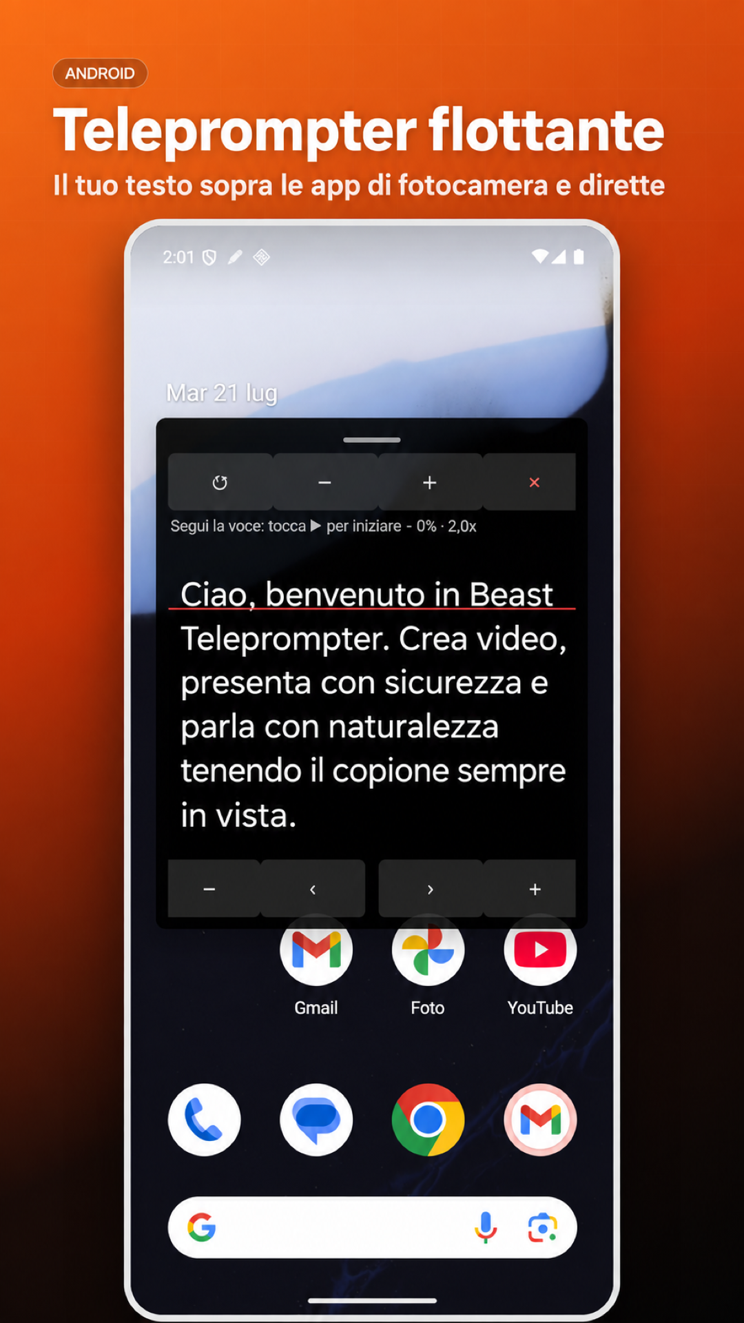 Teleprompter mobile